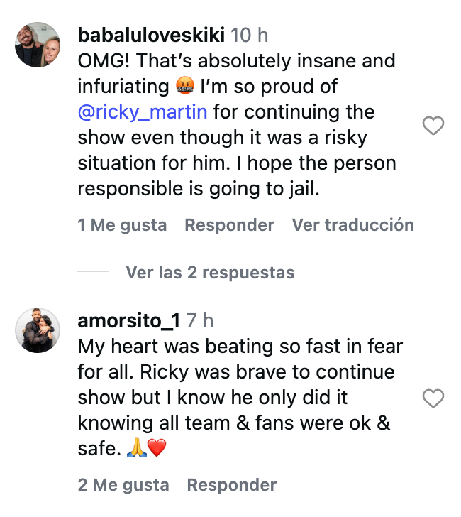 Ricky Martin suspende su concierto en Montenegro tras un ataque con gas lacrimógeno
