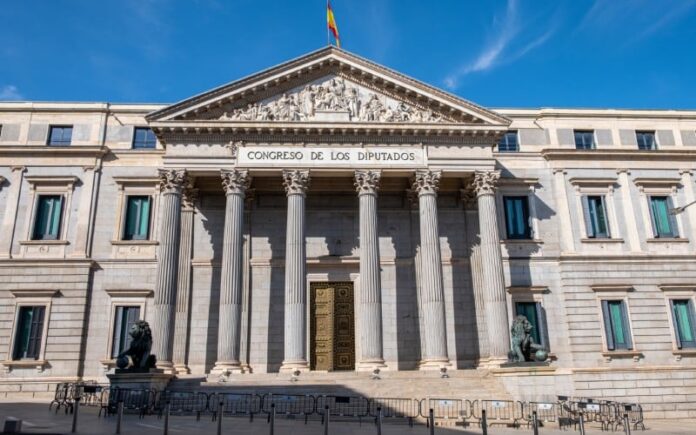 Fachada del Congreso de los Diputados
