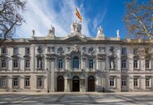 La fachada del Tribunal Supremo