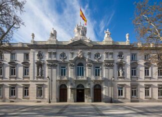La fachada del Tribunal Supremo