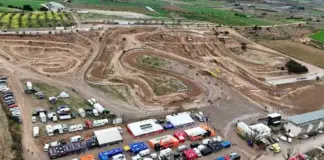 Vista aérea del Circuit de Motocròs de Catalunya, en Bellpuig, que retomará la actividad deportiva en otoño de 2026.
