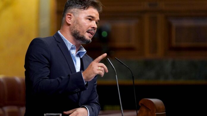 Gabriel Rufián en el Congreso