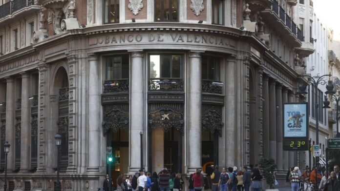 La sede corporativa de CaixaBank en Valencia