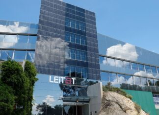 Fachada del edificio de Leitat en Terrassa