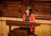 Sílvia Orriols, líder de Aliança Catalana, en el Parlament de Cataluña