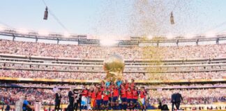La selección española celebra el título del Mundial 2026 tras vencer a Argentina en la final.