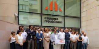 Oriol Junqueras comparece en la sede de ERC tras el aval del TJUE a la ley de amnistía.