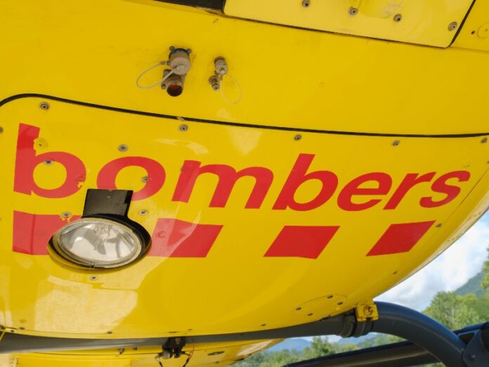 Helicóptero de Bombers.