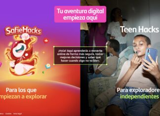 Santander lanza una web para ayudar a niños y adolescentes a desenvolverse de forma segura en el mundo digital Portada de Safie Hacks & Teen Hacks, la nueva web del Santander para niños y adolescentes.