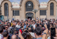 Abascal lleva la crisis de Ceuta a Cataluña y carga contra Vivas por pactar con socialistas e «islamistas» Santiago Abascal en Tarragona.